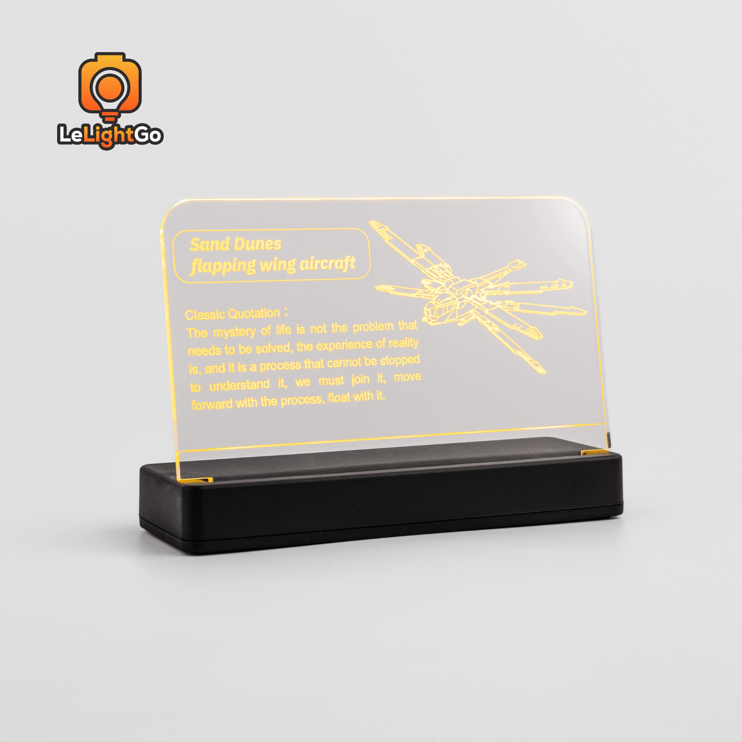 LED Nameplate for Dune Atreides Royal Ornithopter 10327