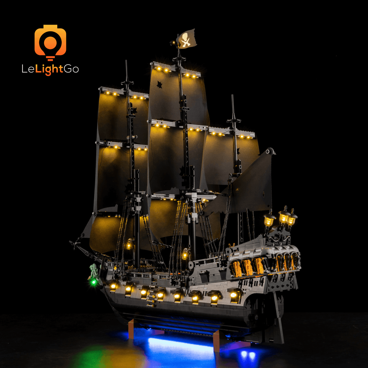 Light Kit For Captain Jack Sparrow's Pirate Ship 10365