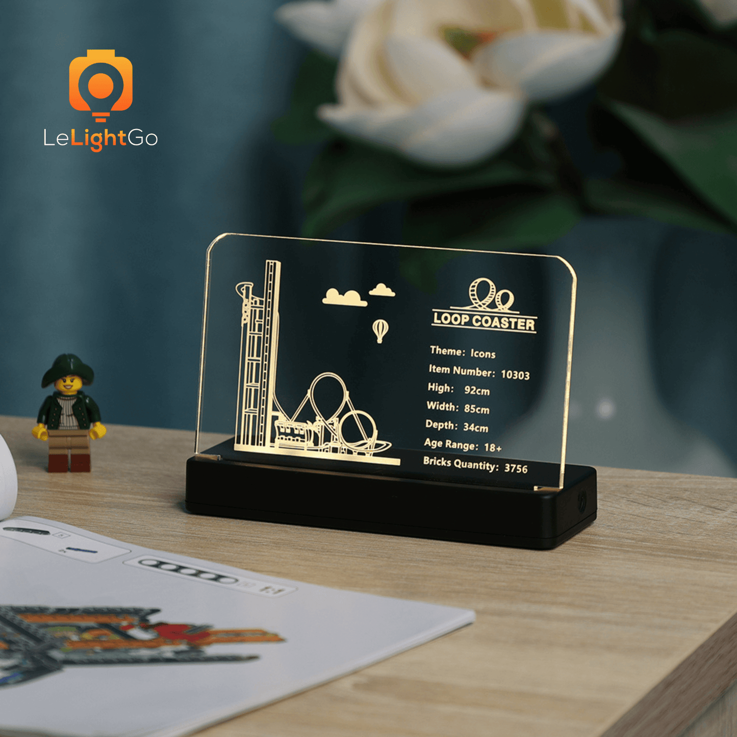 LED Nameplate for Loop Coaster 10303