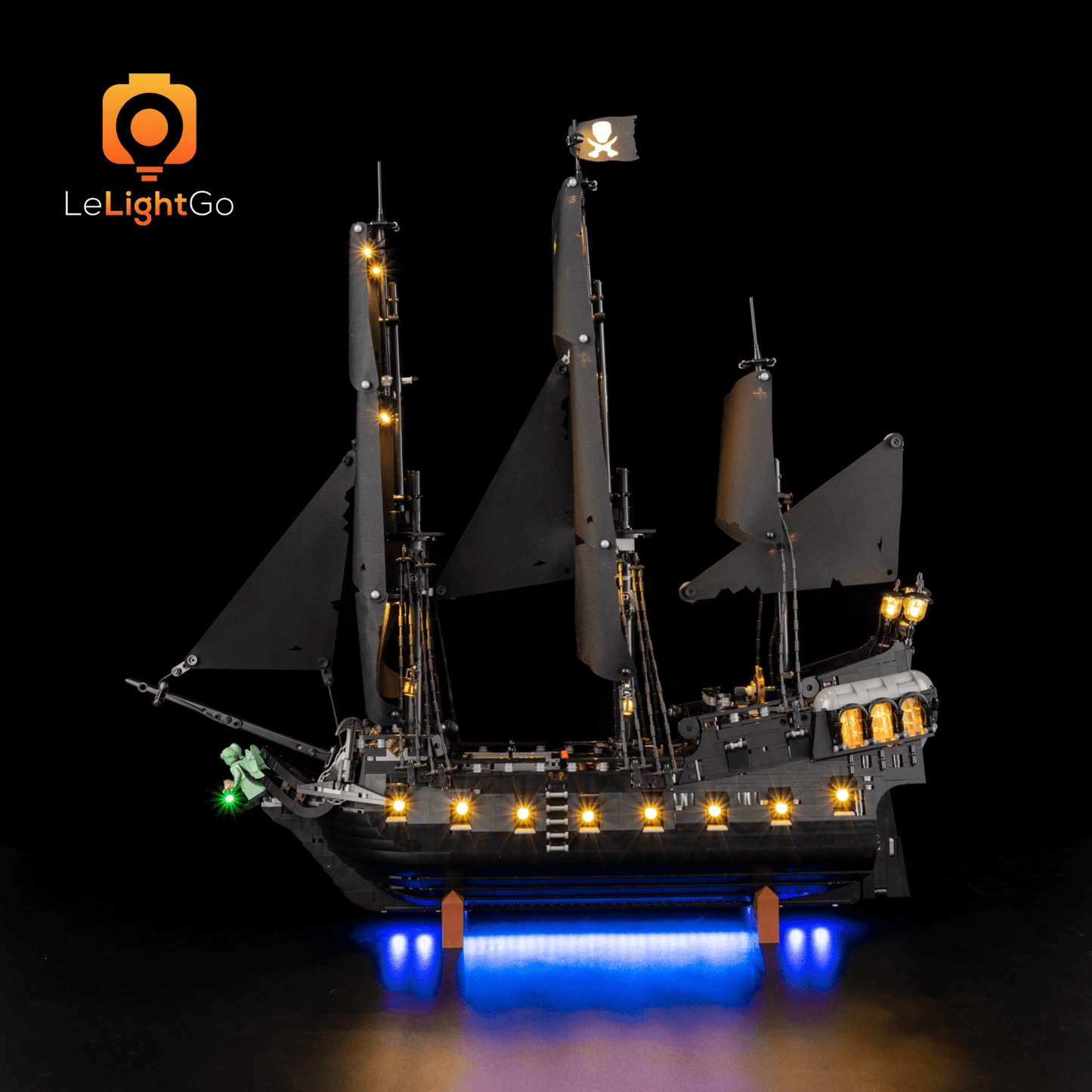 Light Kit For Captain Jack Sparrow's Pirate Ship 10365