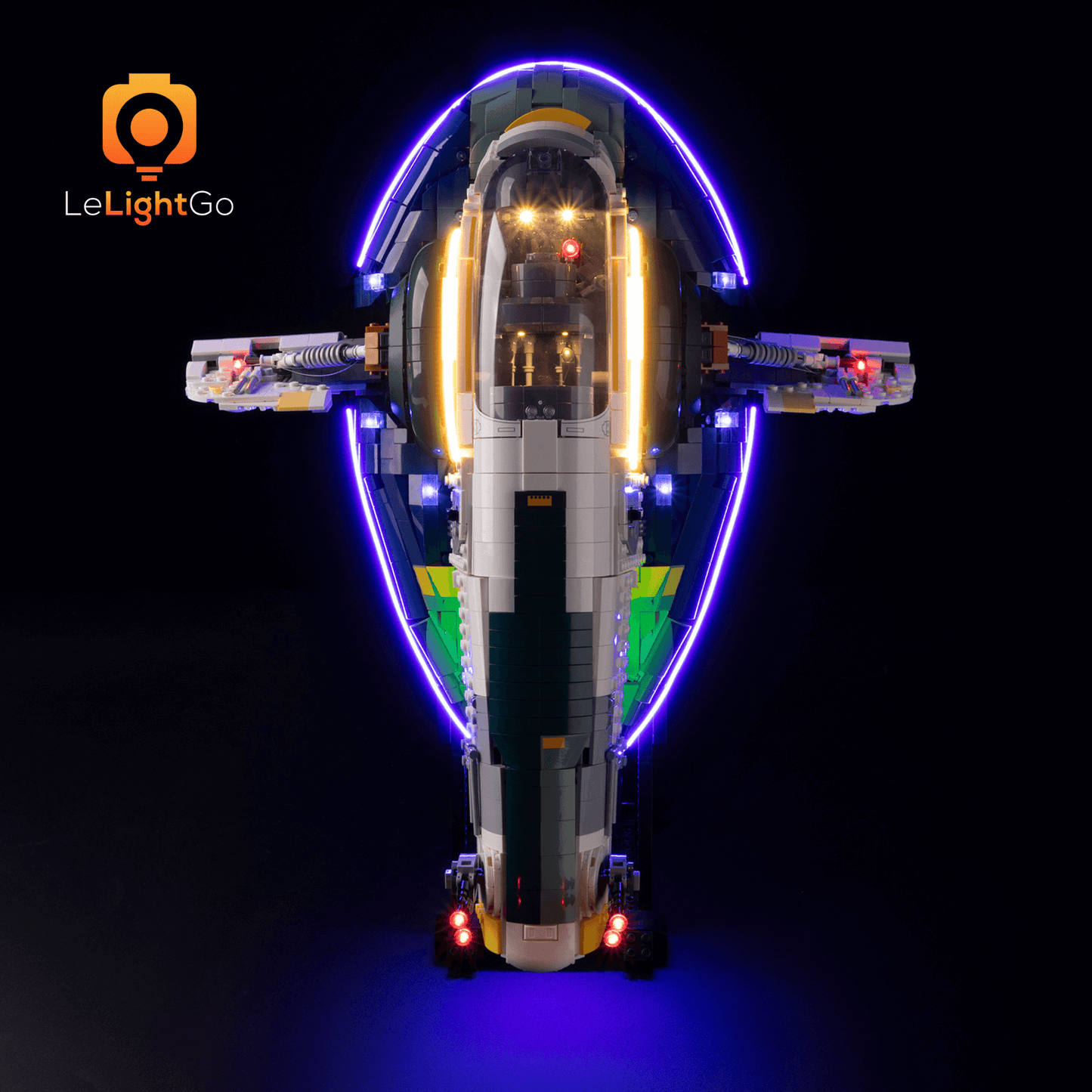 Light Kit For Jango Fett's Firespray-Class Starship 75409