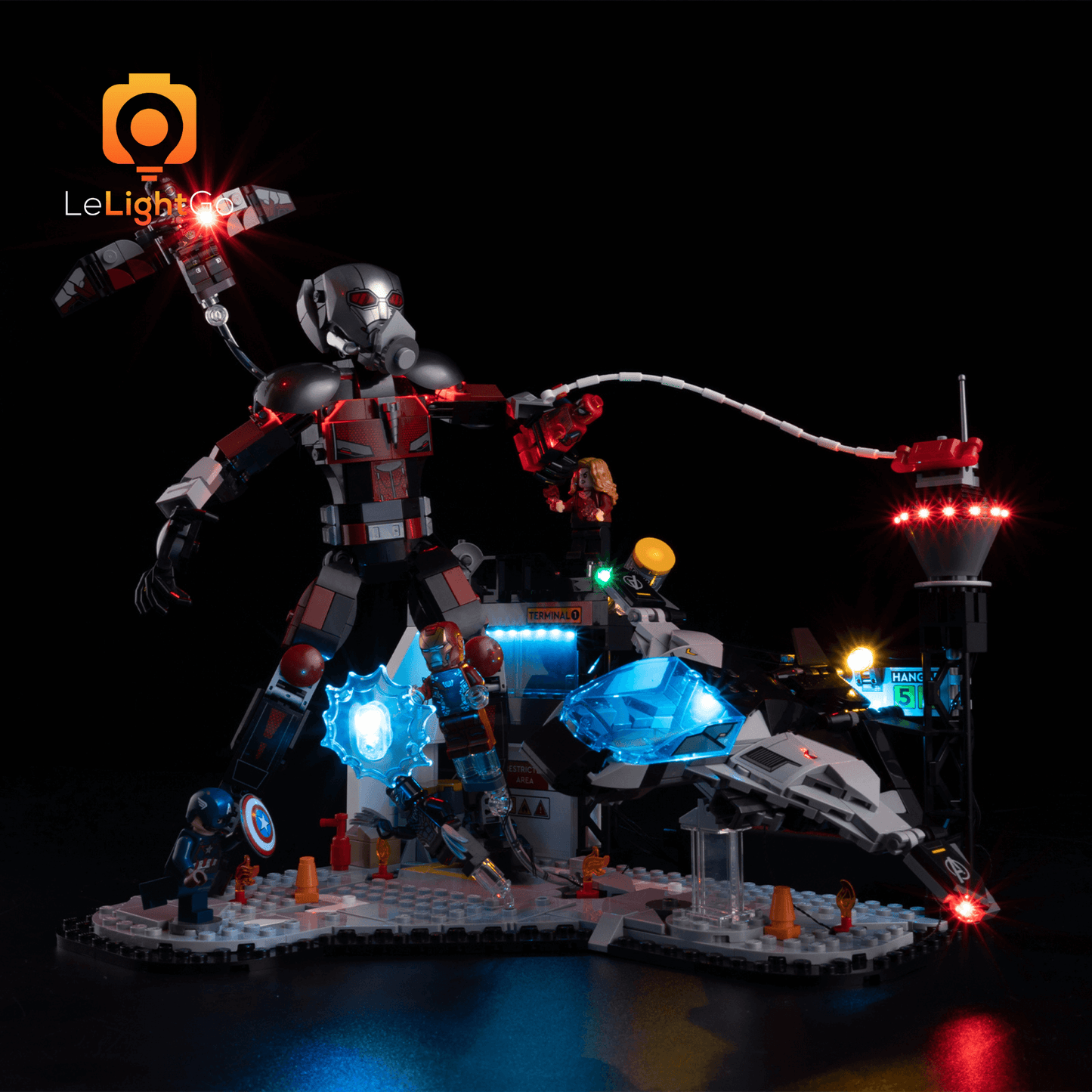 Light Kit For Captain America: Civil War Action Battle 76314