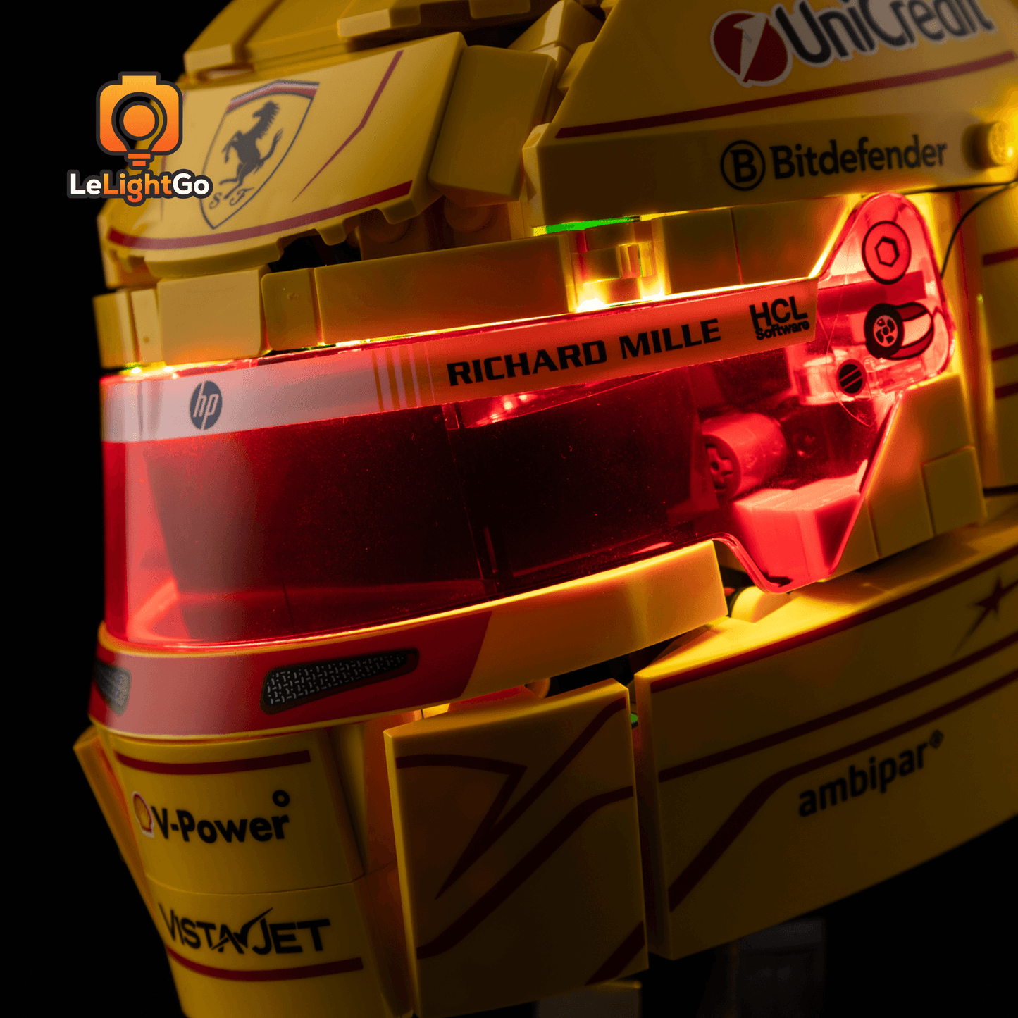 Light Kit For Scuderia Ferrari HP Lewis Hamilton Helmet 43022