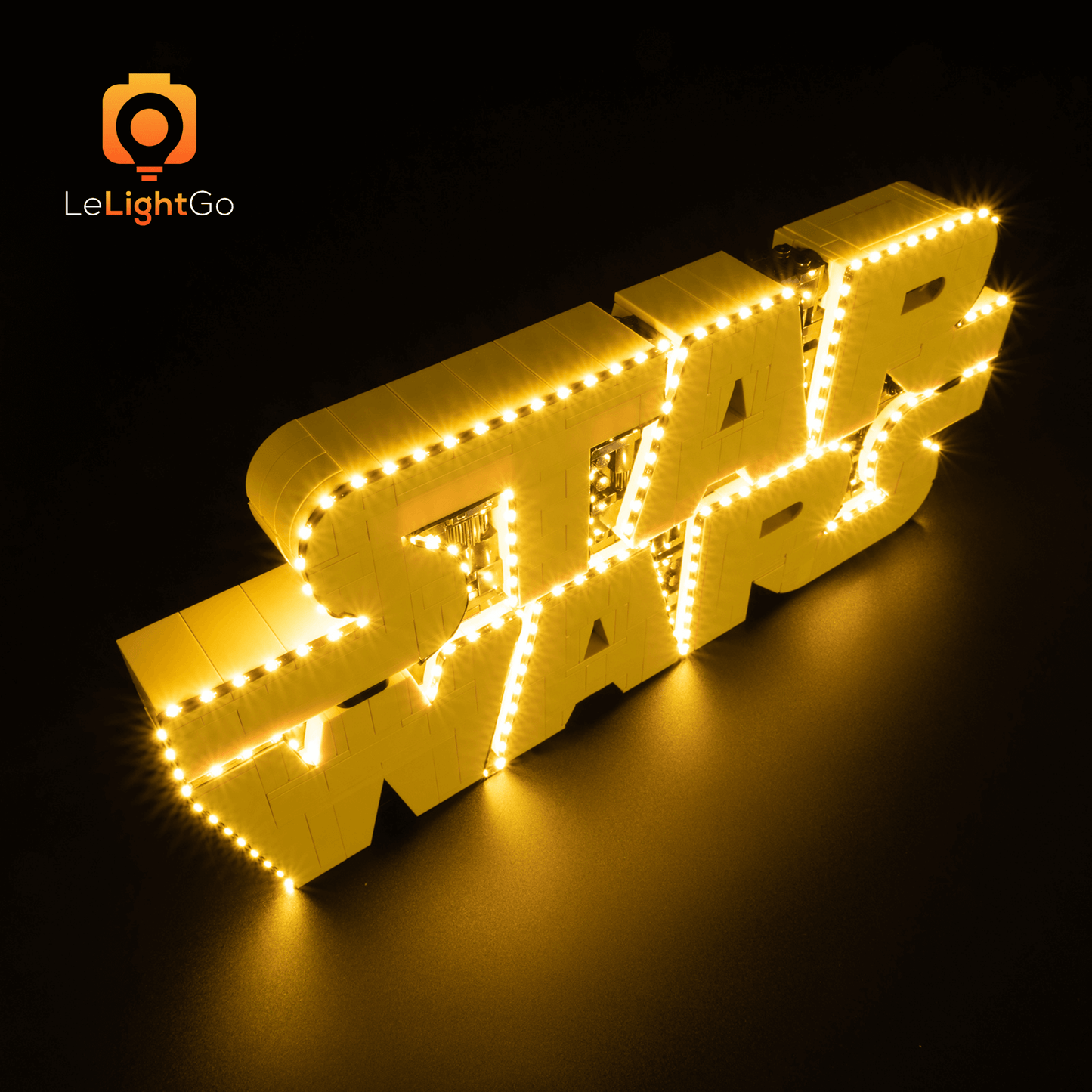 Light Kit For Brick-Built Star Wars Logo 75407