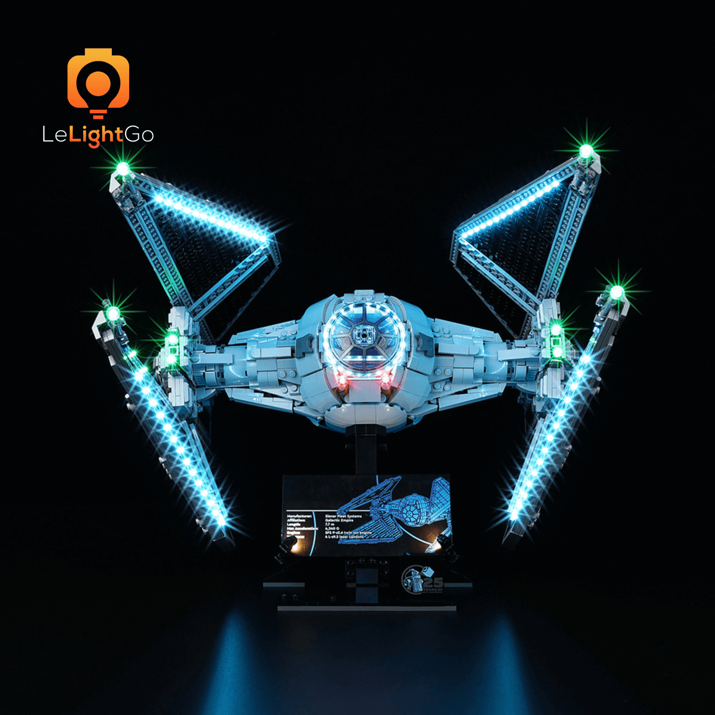 Light Kit For TIE Interceptor 75382