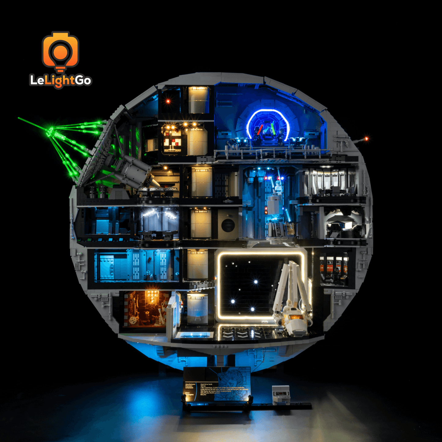 Light Kit For Death Star 75419