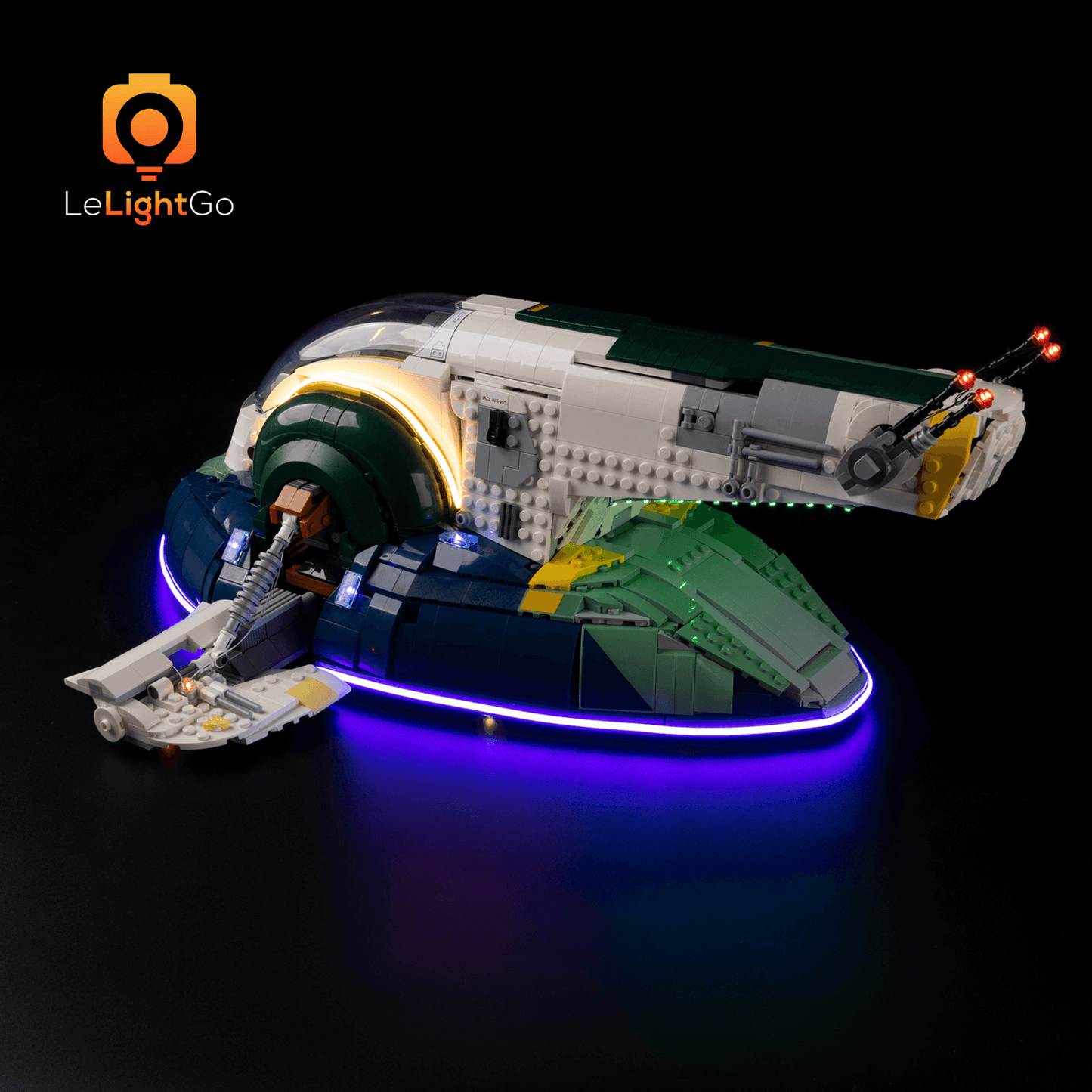 Light Kit For Jango Fett's Firespray-Class Starship 75409