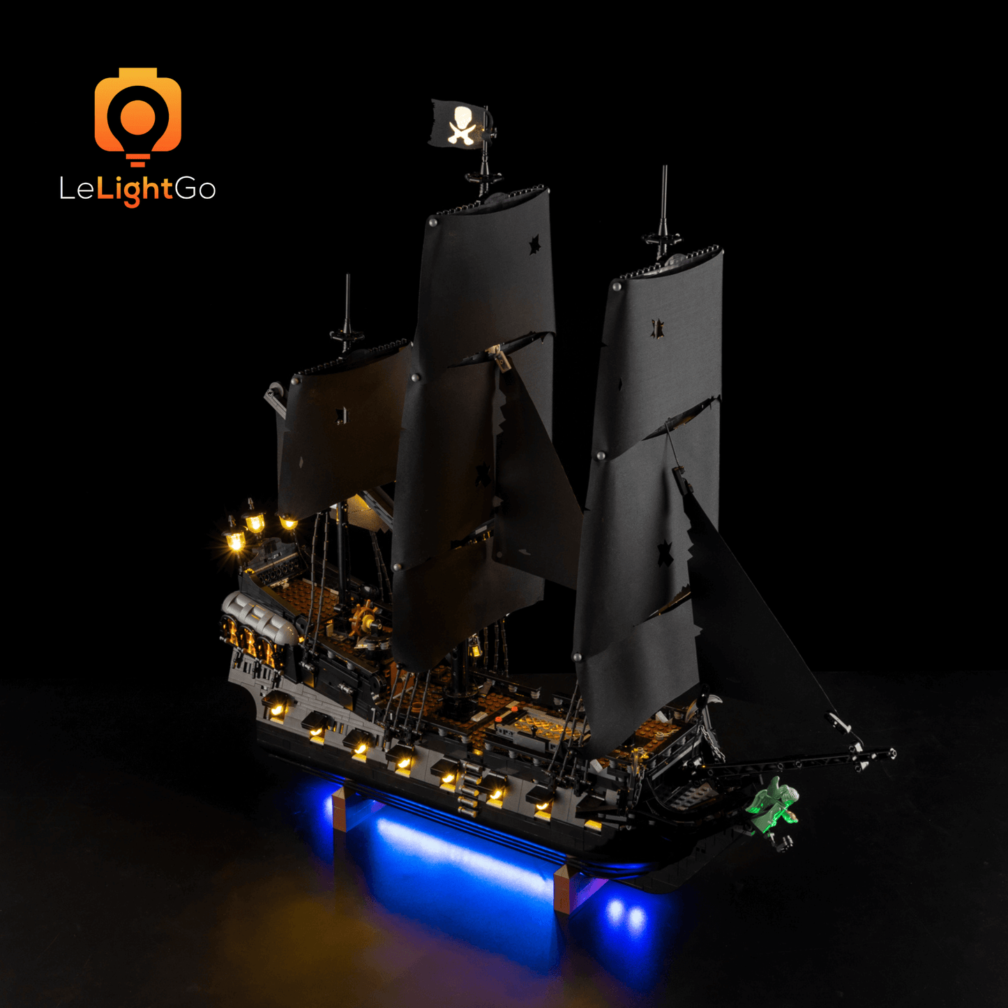 Light Kit For Captain Jack Sparrow's Pirate Ship 10365