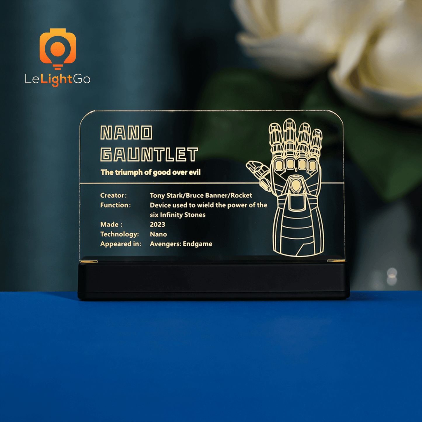 LED Nameplate for Nano Gauntlet 76223