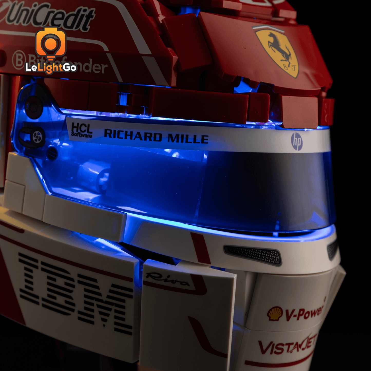 Light Kit For Scuderia Ferrari HP Charles Leclerc Helmet 43014