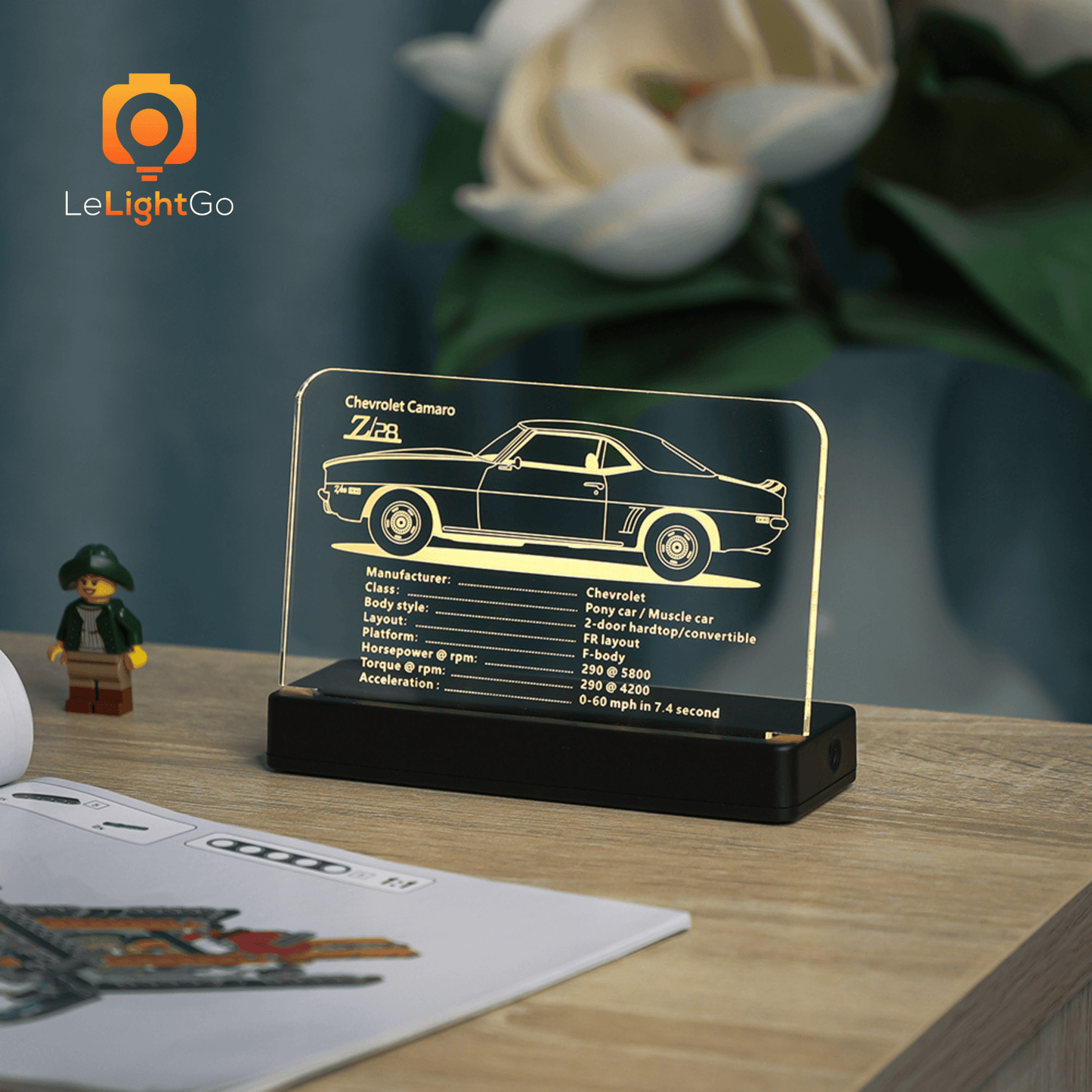 LED Nameplate for Chevrolet Camaro Z28 10304