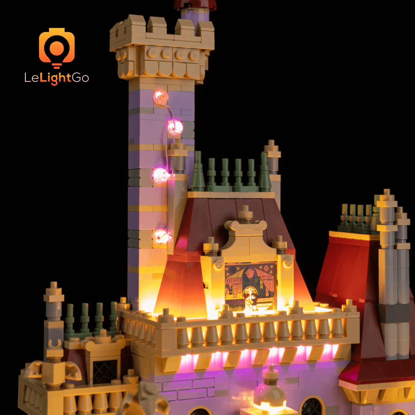 Light Kit For Beauty and the Beast Castle 43263