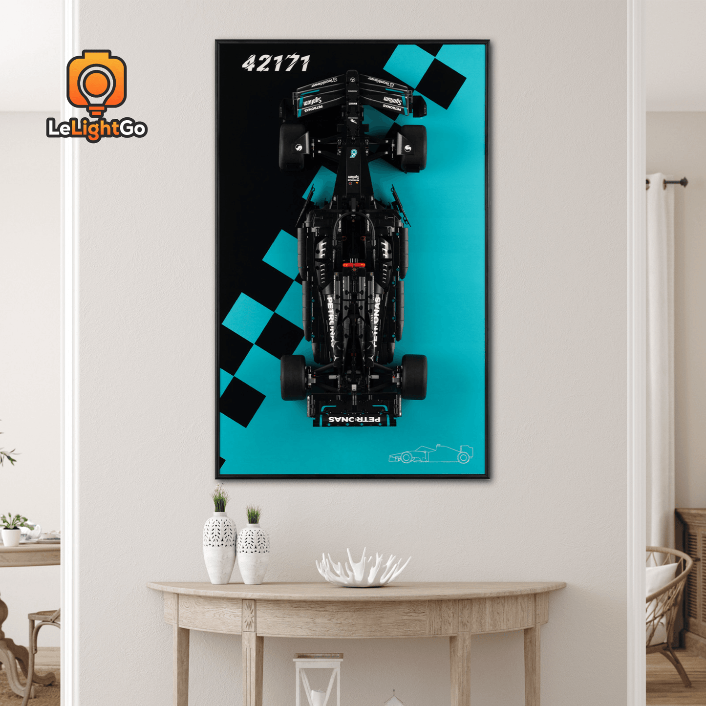 Display Wall-Mount for Mercedes-AMG F1 W14 E Performance 42171