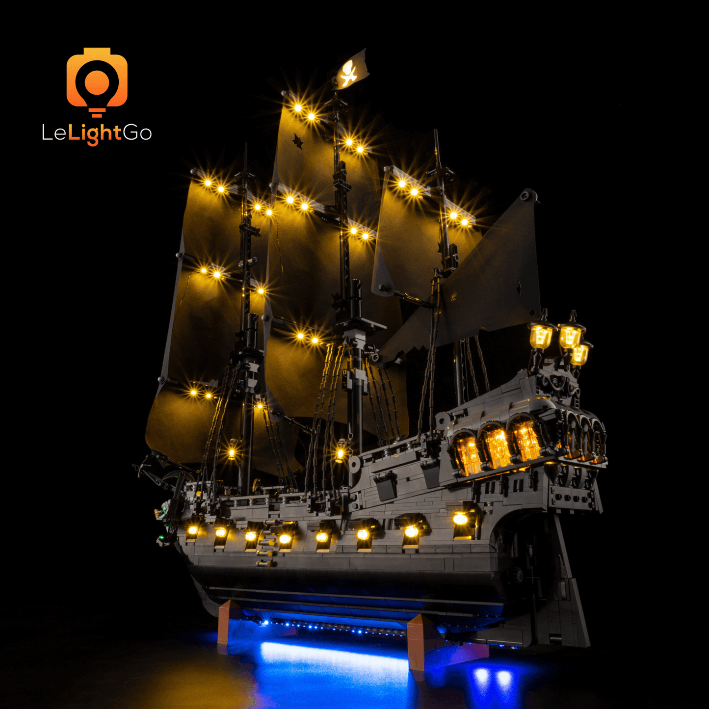 Light Kit For Captain Jack Sparrow's Pirate Ship 10365