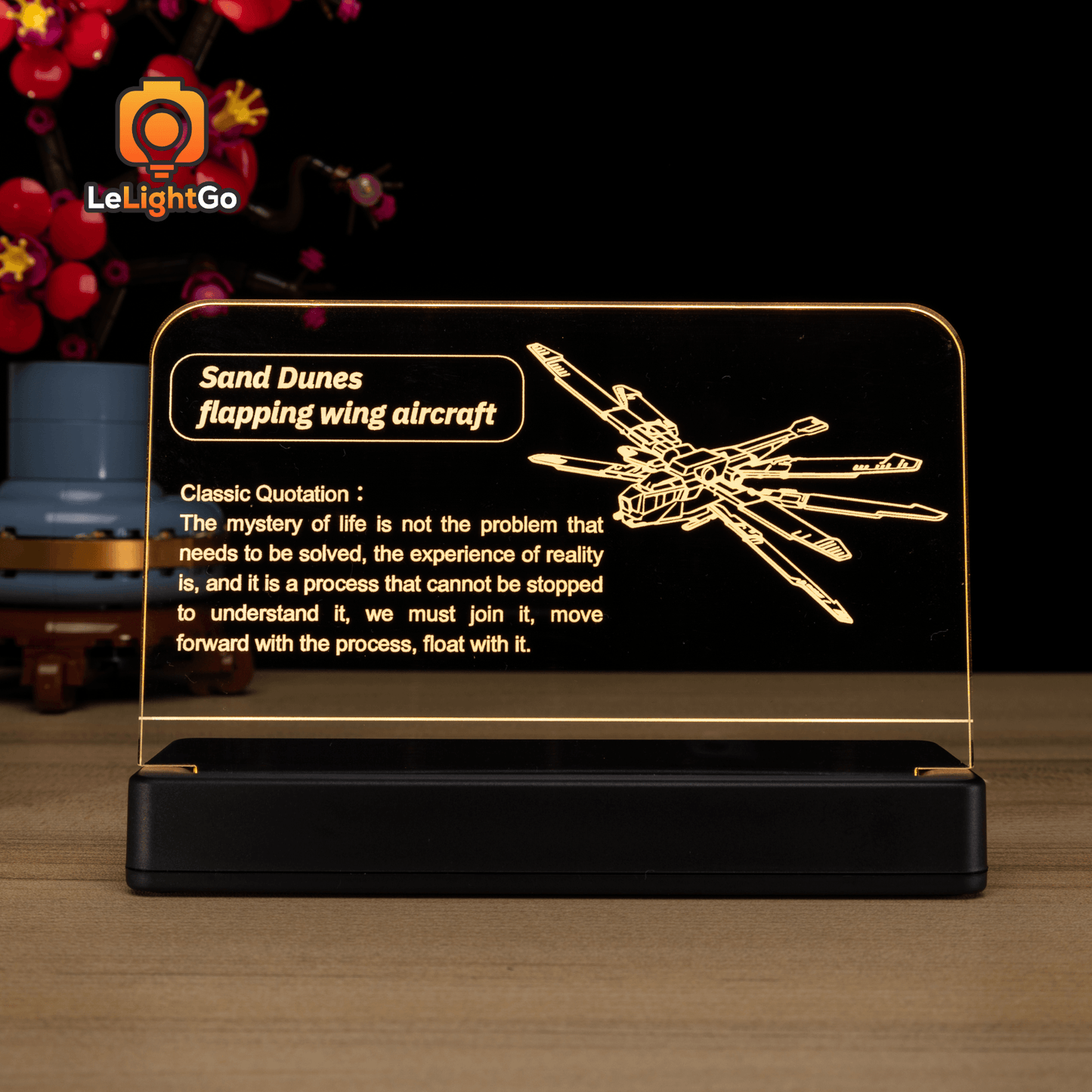 LED Nameplate for Dune Atreides Royal Ornithopter 10327