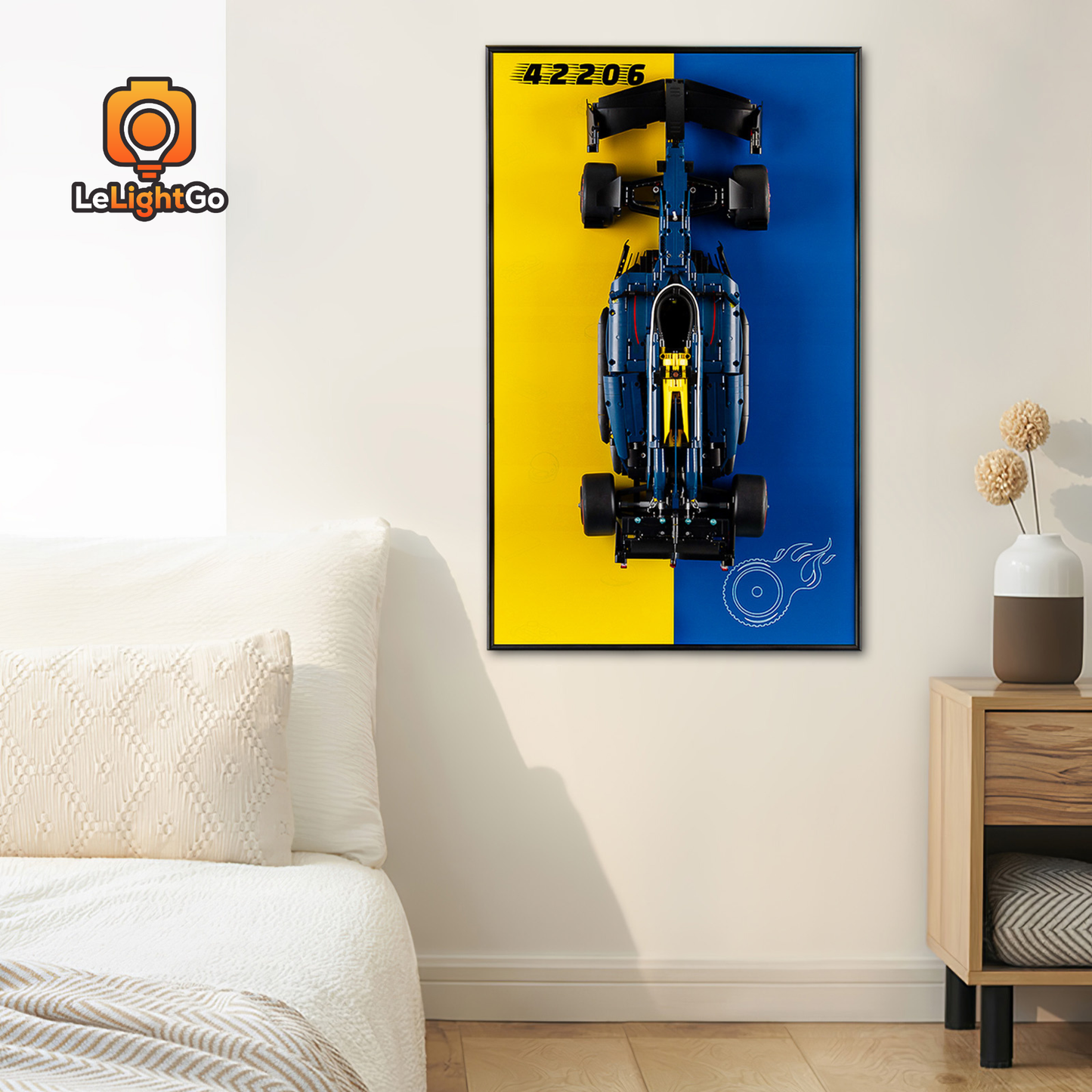 Display Wall-Mount for Oracle Red Bull Racing RB20 F1 Car 42206
