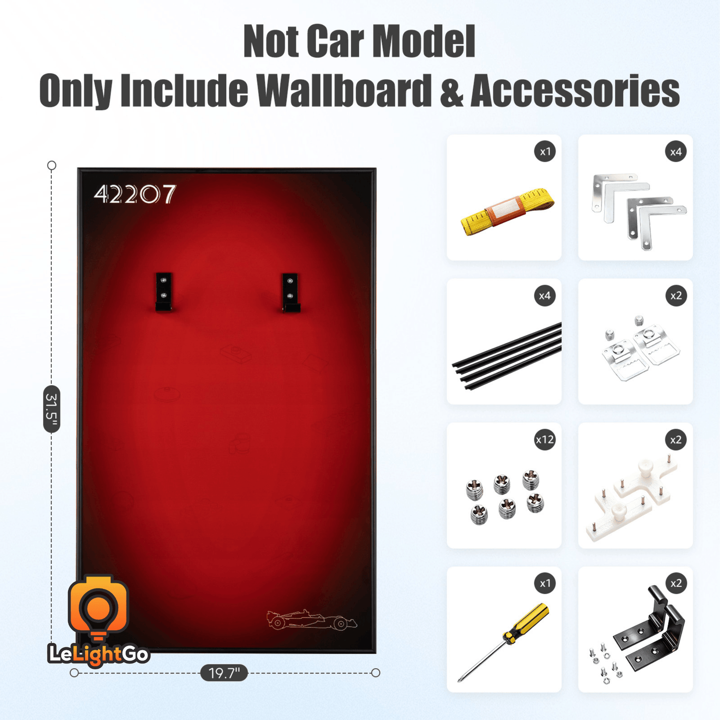 Display Wall-Mount for Ferrari SF-24 F1 Car 42207
