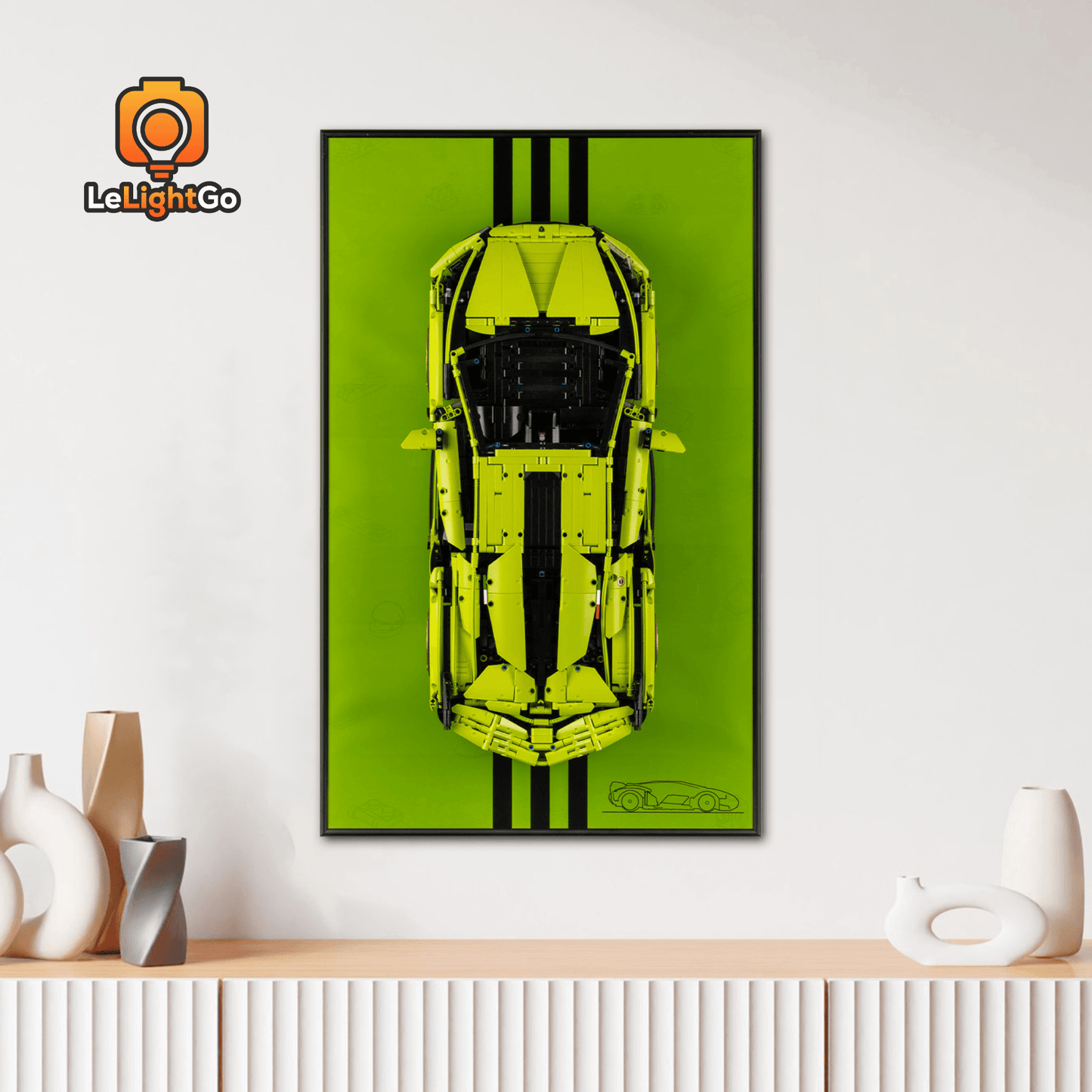 Display Wall-Mount for Lamborghini Sián FKP 37 42115