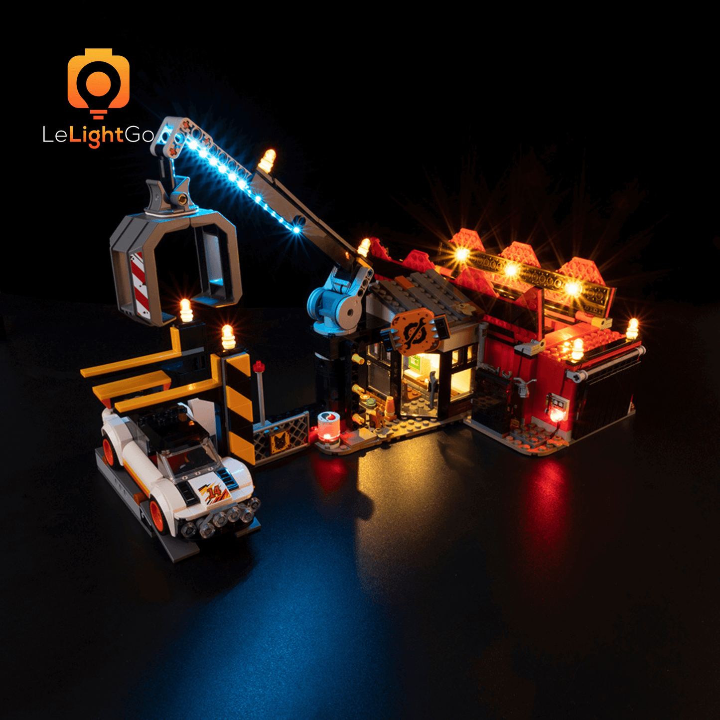 Light Kit For Scrapyard with Cars 60472