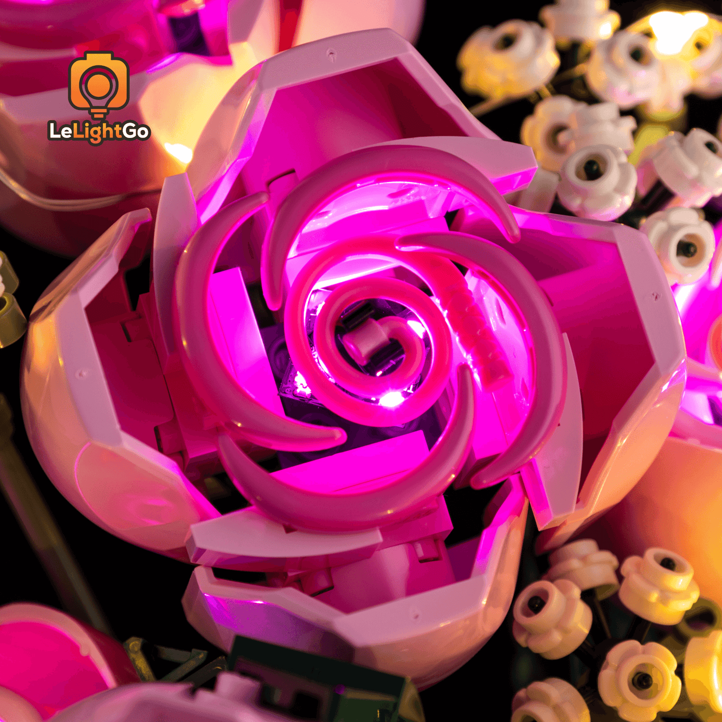 Light Kit For Bouquet of Pink Roses 10374