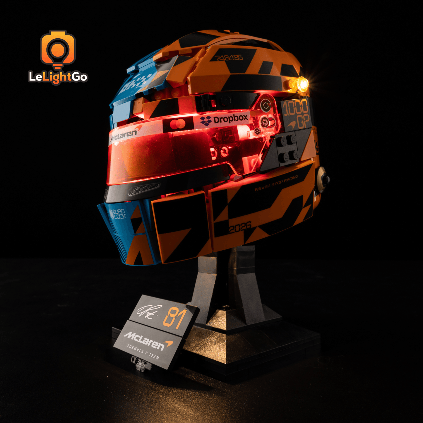 Light Kit For McLaren Mastercard F1 Team Oscar Piastri Helmet 43017