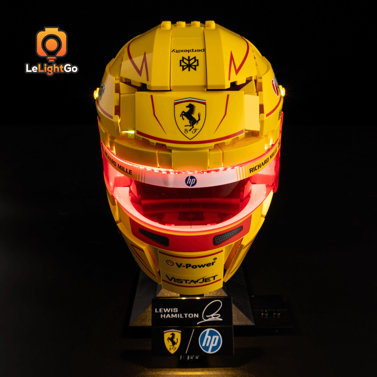 Light Kit For Scuderia Ferrari HP Lewis Hamilton Helmet 43022