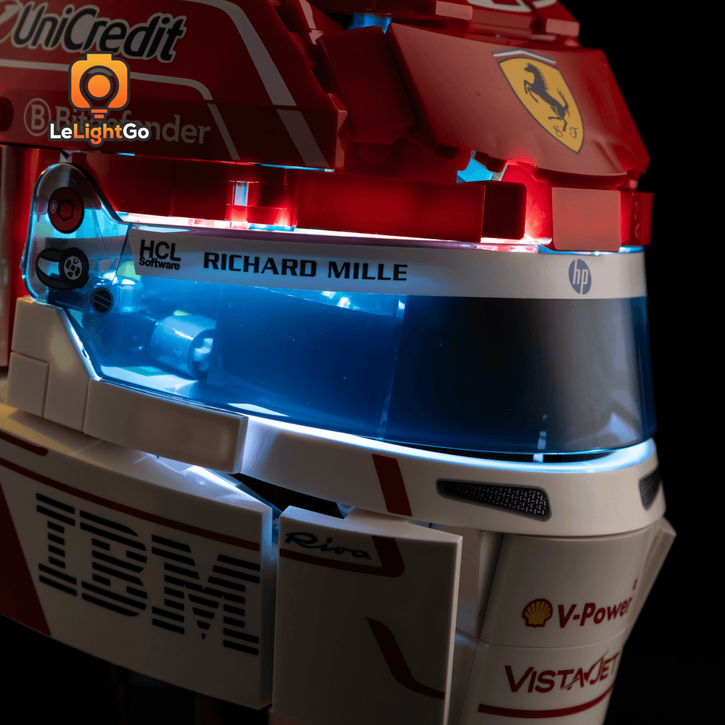 Light Kit For Scuderia Ferrari HP Charles Leclerc Helmet 43014