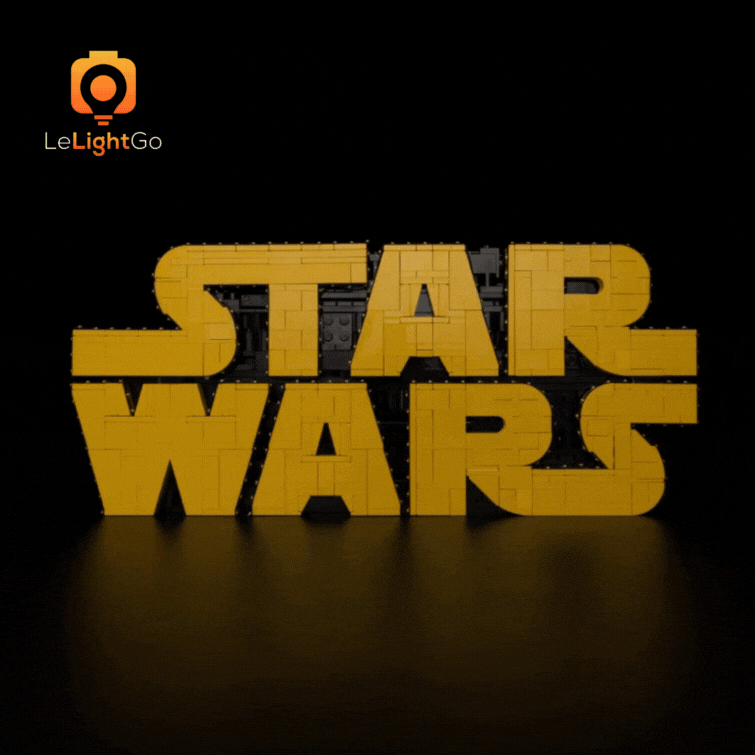 Light Kit For Brick-Built Star Wars Logo 75407