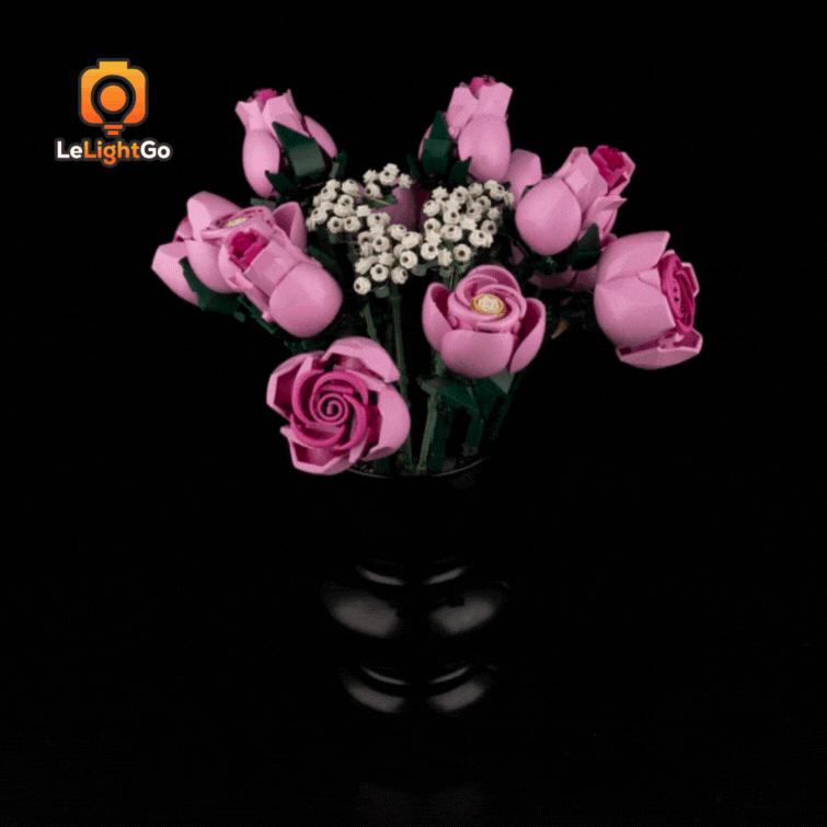 Light Kit For Bouquet of Pink Roses 10374