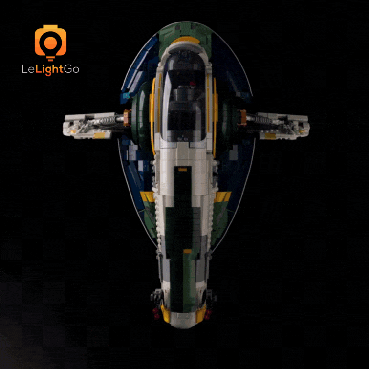 Light Kit For Jango Fett's Firespray-Class Starship 75409