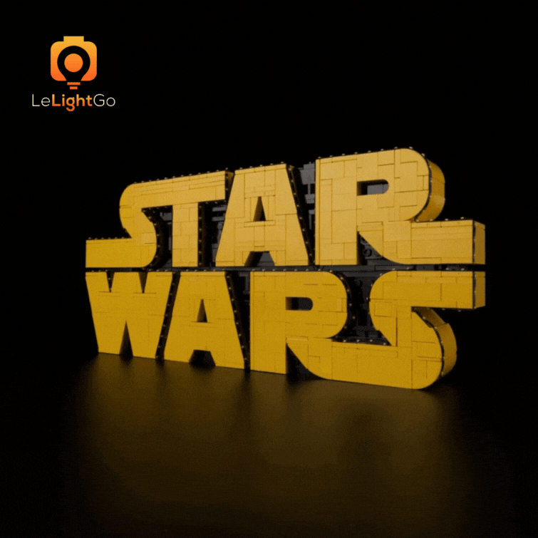Light Kit For Brick-Built Star Wars Logo 75407