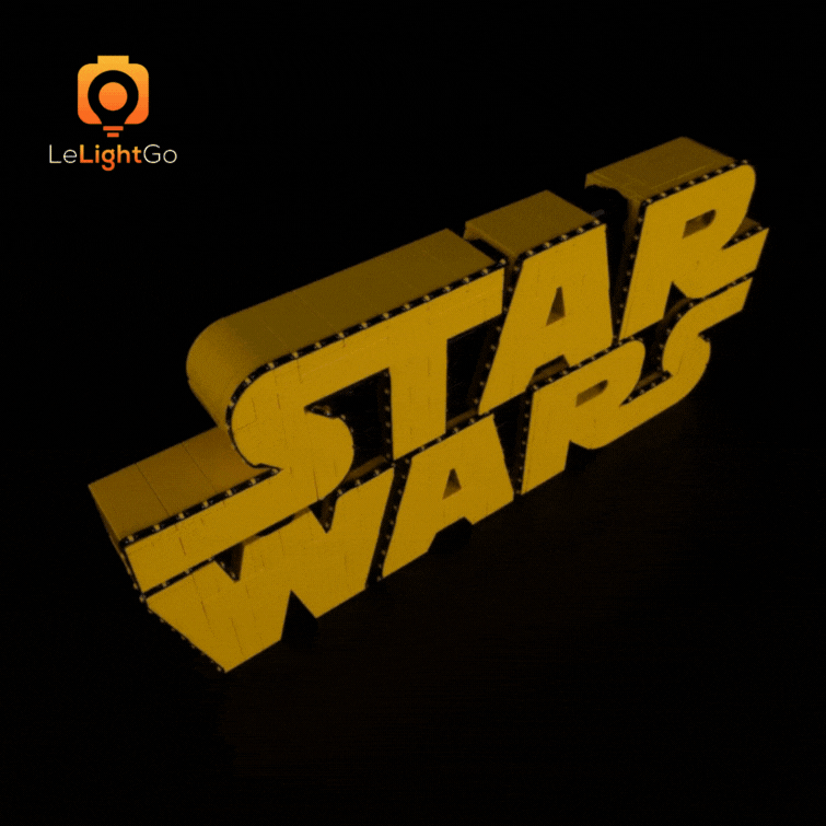 Light Kit For Brick-Built Star Wars Logo 75407