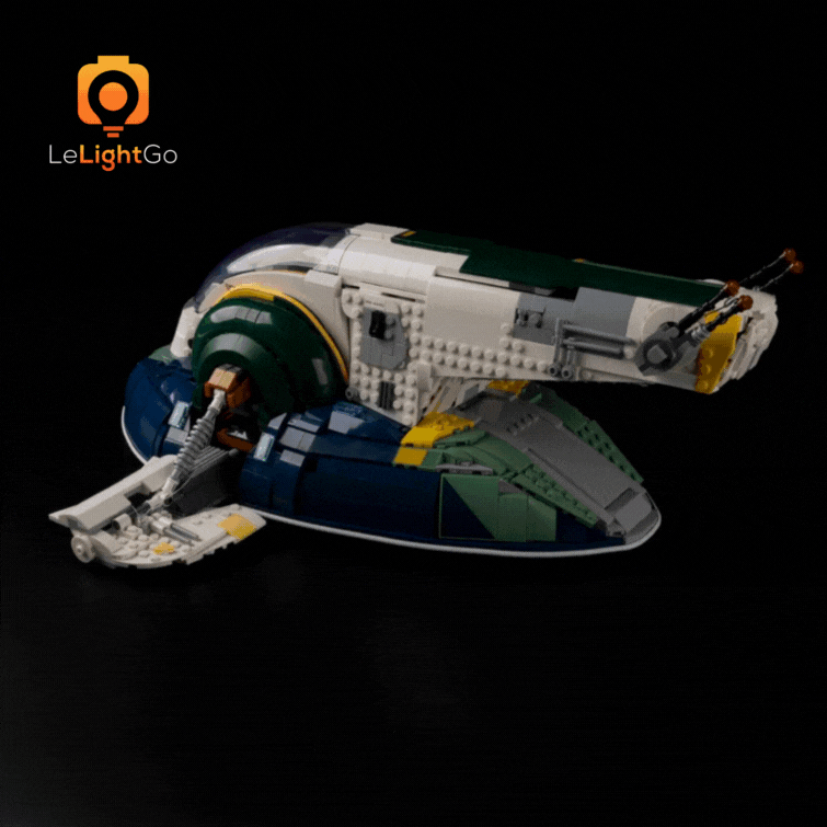 Light Kit For Jango Fett's Firespray-Class Starship 75409