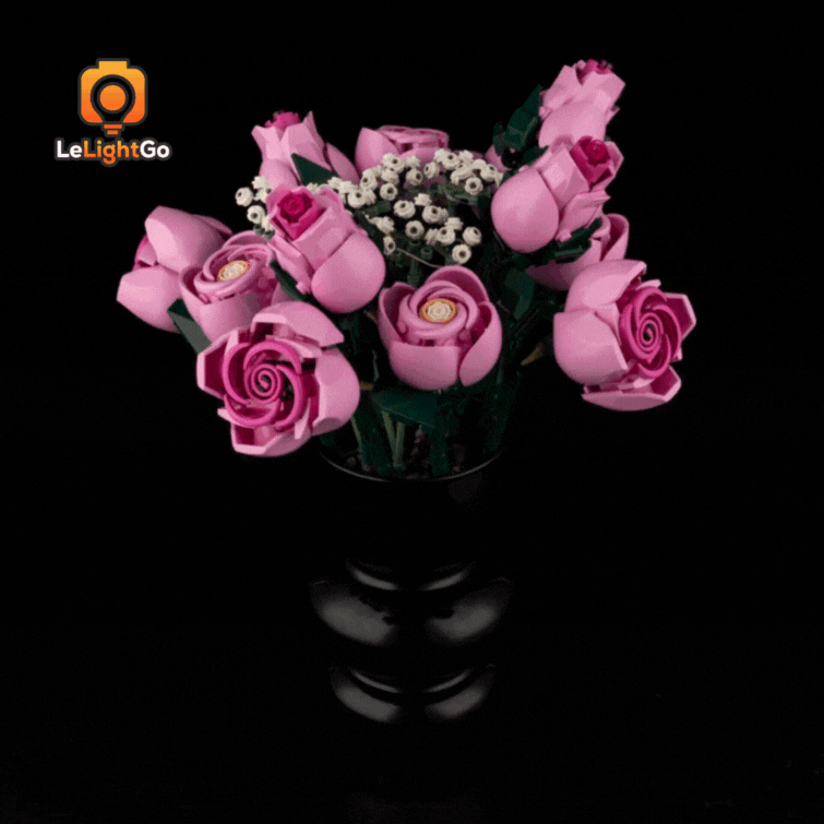 Light Kit For Bouquet of Pink Roses 10374