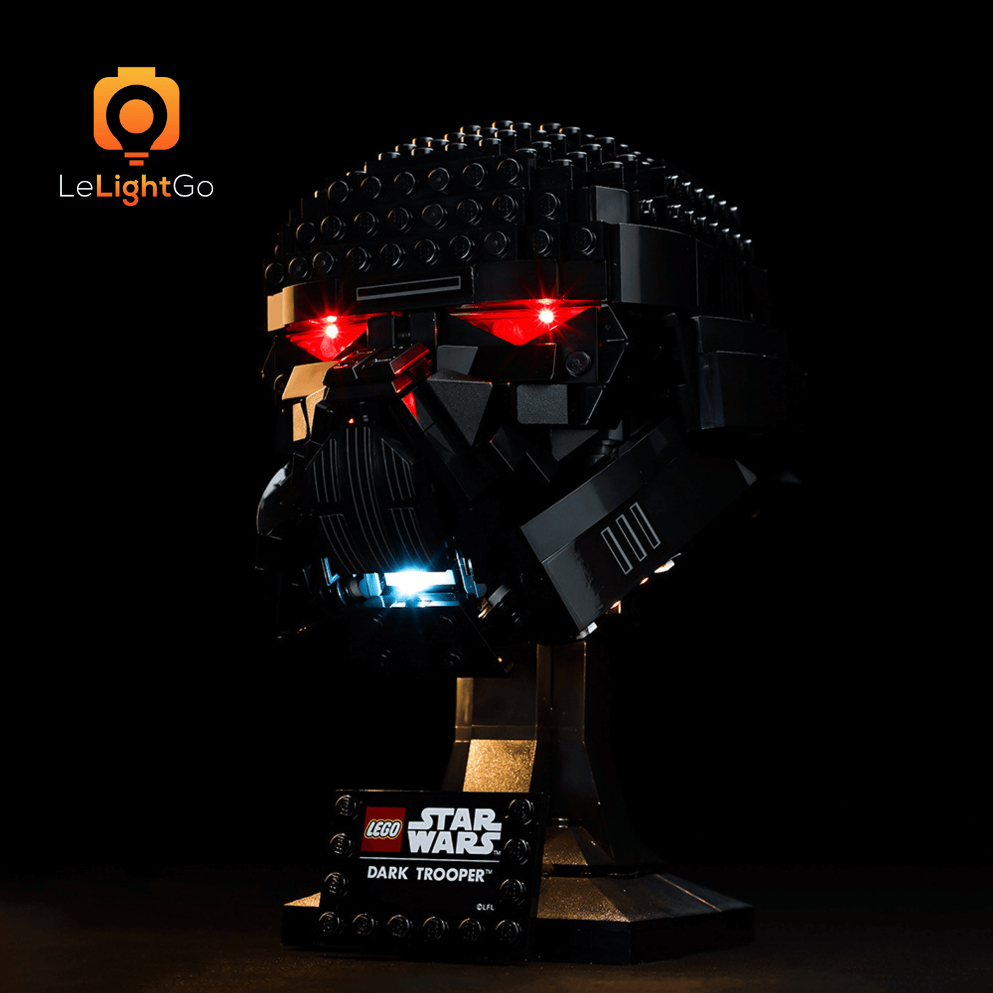 Light Kit For Dark Trooper Helmet 75343