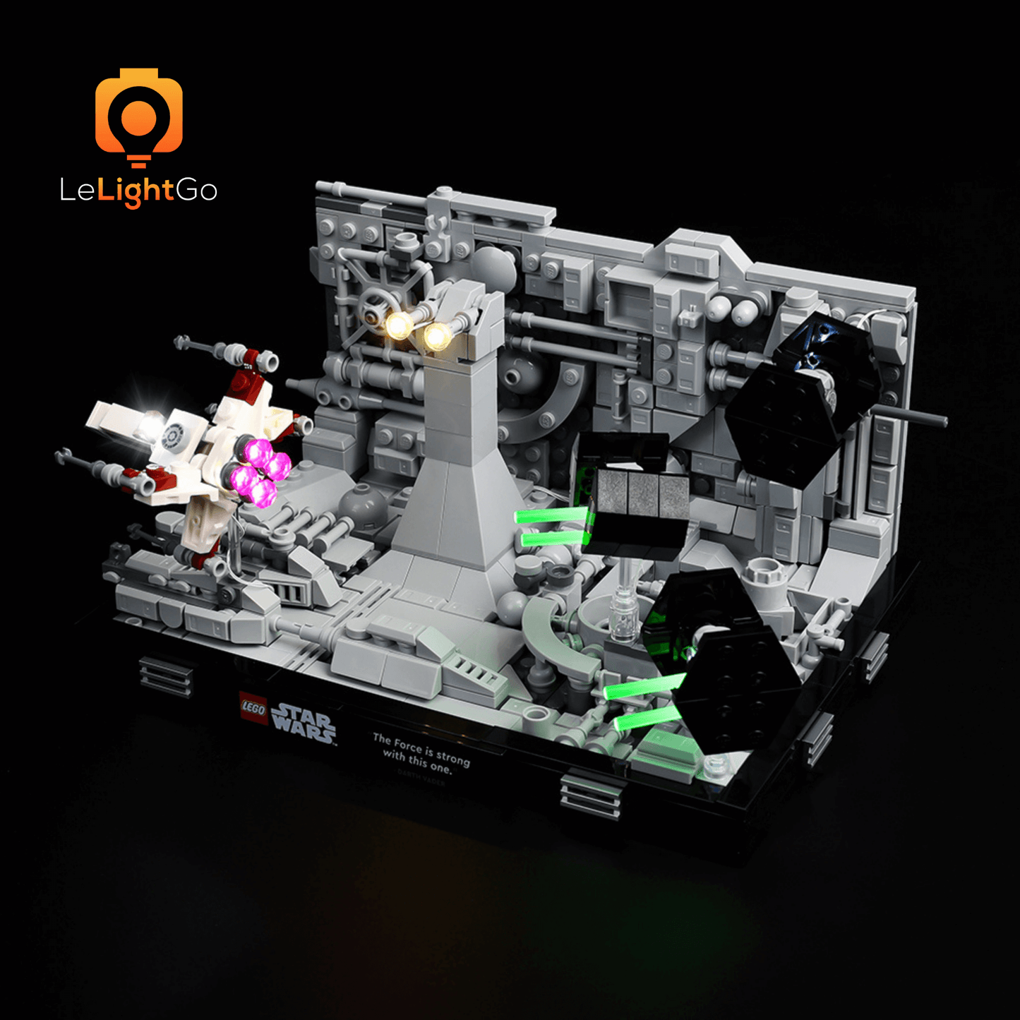 Light Kit For Death Star Trench Run Diorama 75329