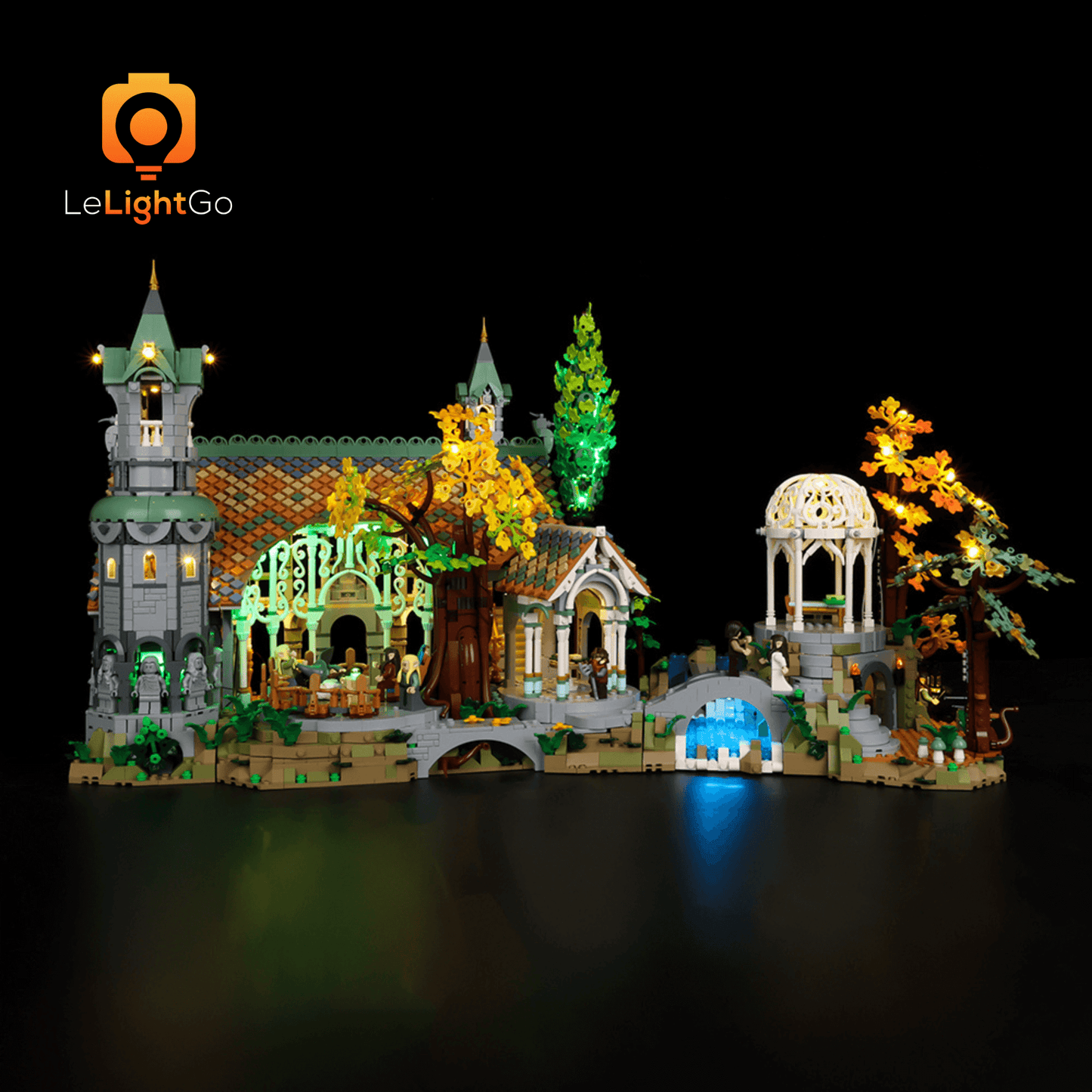 Light Kit For THE LORD OF THE RINGS: RIVENDELL 10316