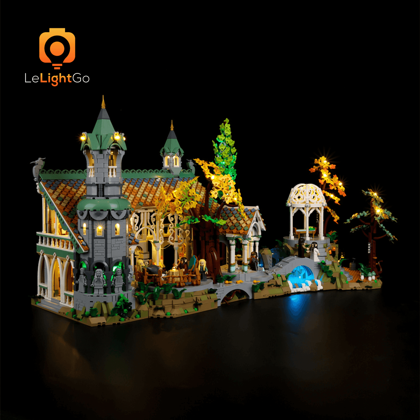 Light Kit For THE LORD OF THE RINGS: RIVENDELL 10316