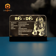 LED Nameplate for R2-D2 75308
