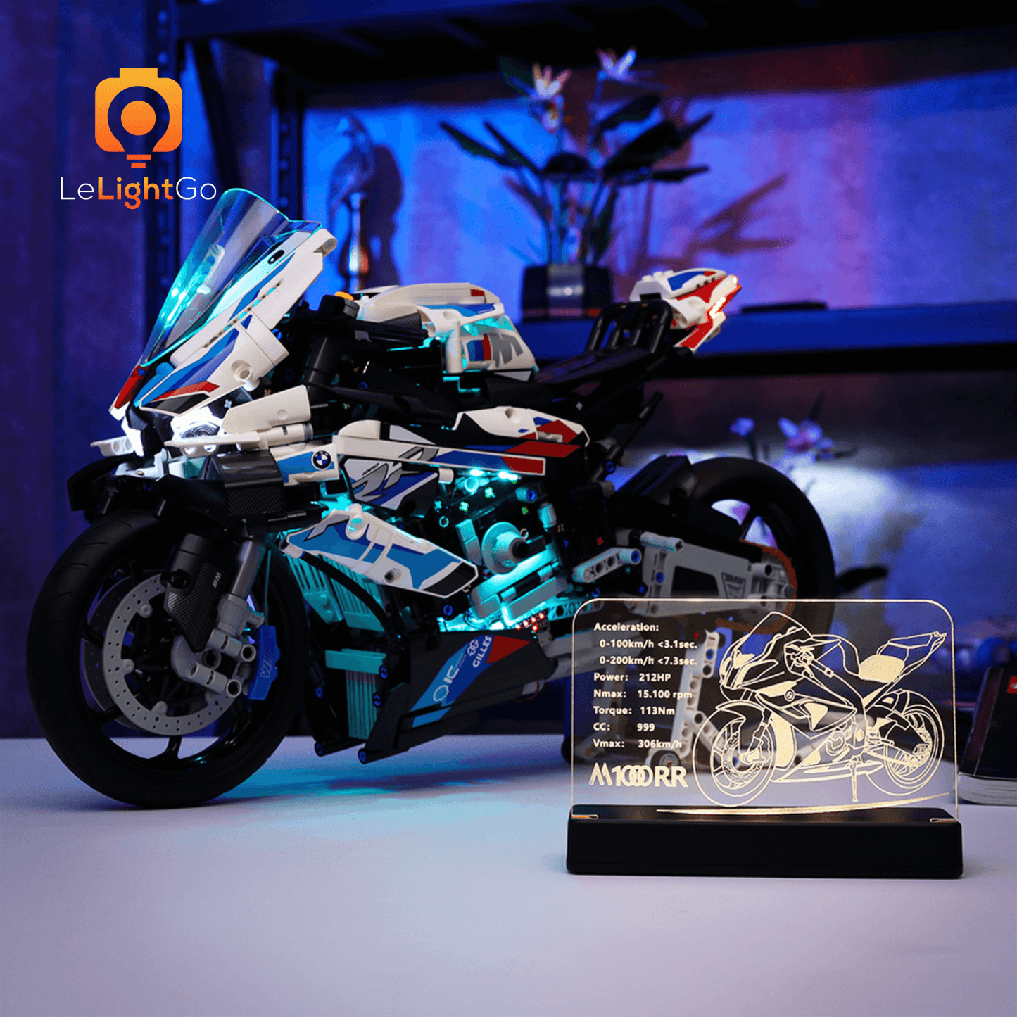 LED Nameplate for BMW M 1000 RR 42130