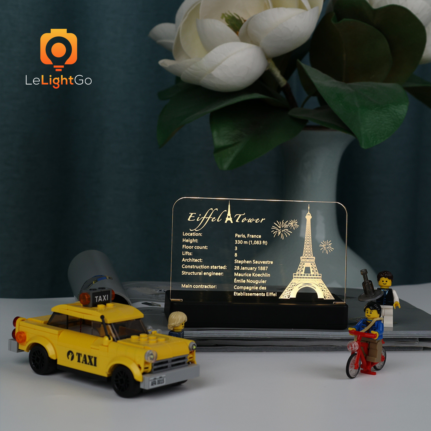 LED Nameplate for Eiffel Tower 10307