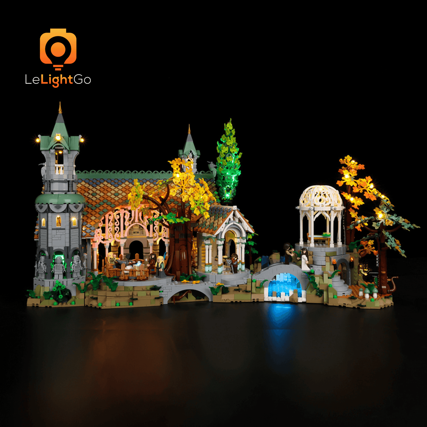 Light Kit For THE LORD OF THE RINGS: RIVENDELL 10316