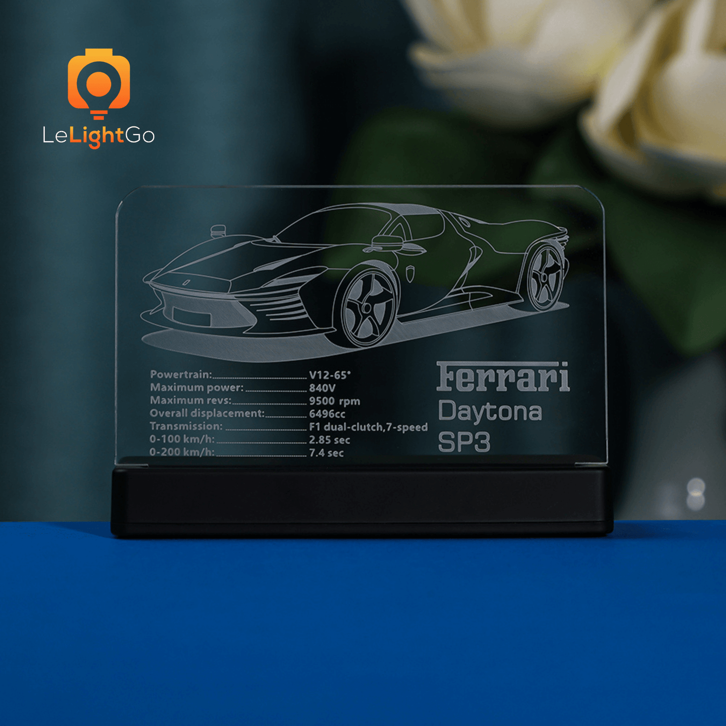 LED Nameplate for Ferrari Daytona SP3 42143