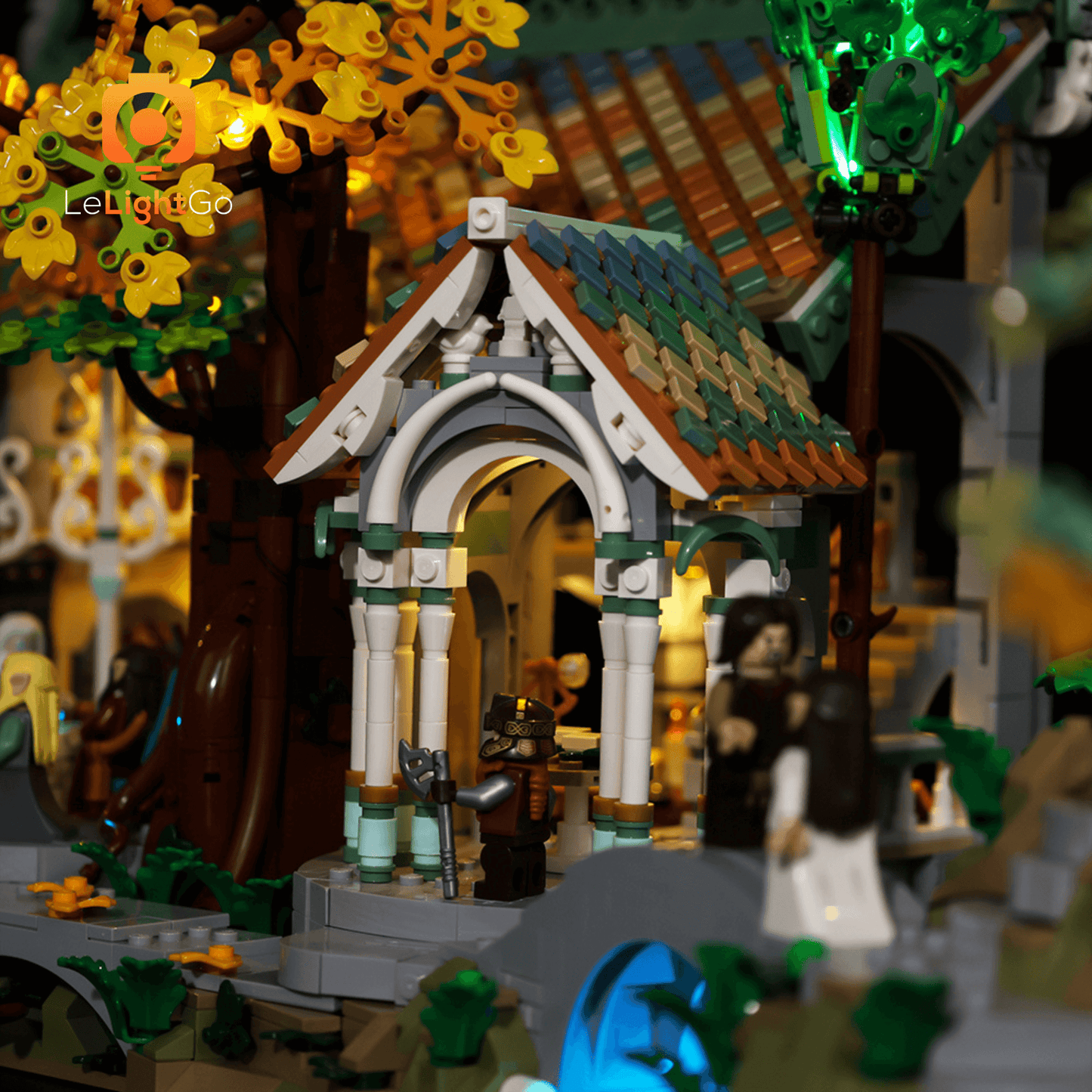 Light Kit For THE LORD OF THE RINGS: RIVENDELL 10316