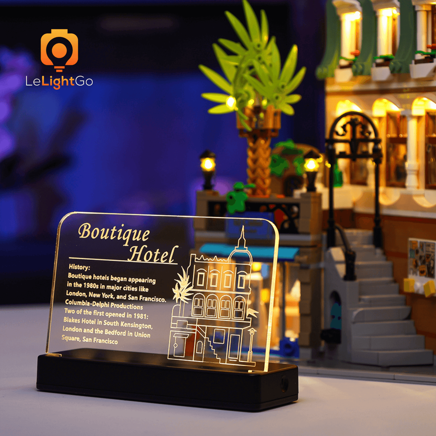 LED Nameplate for Boutique Hotel 10297