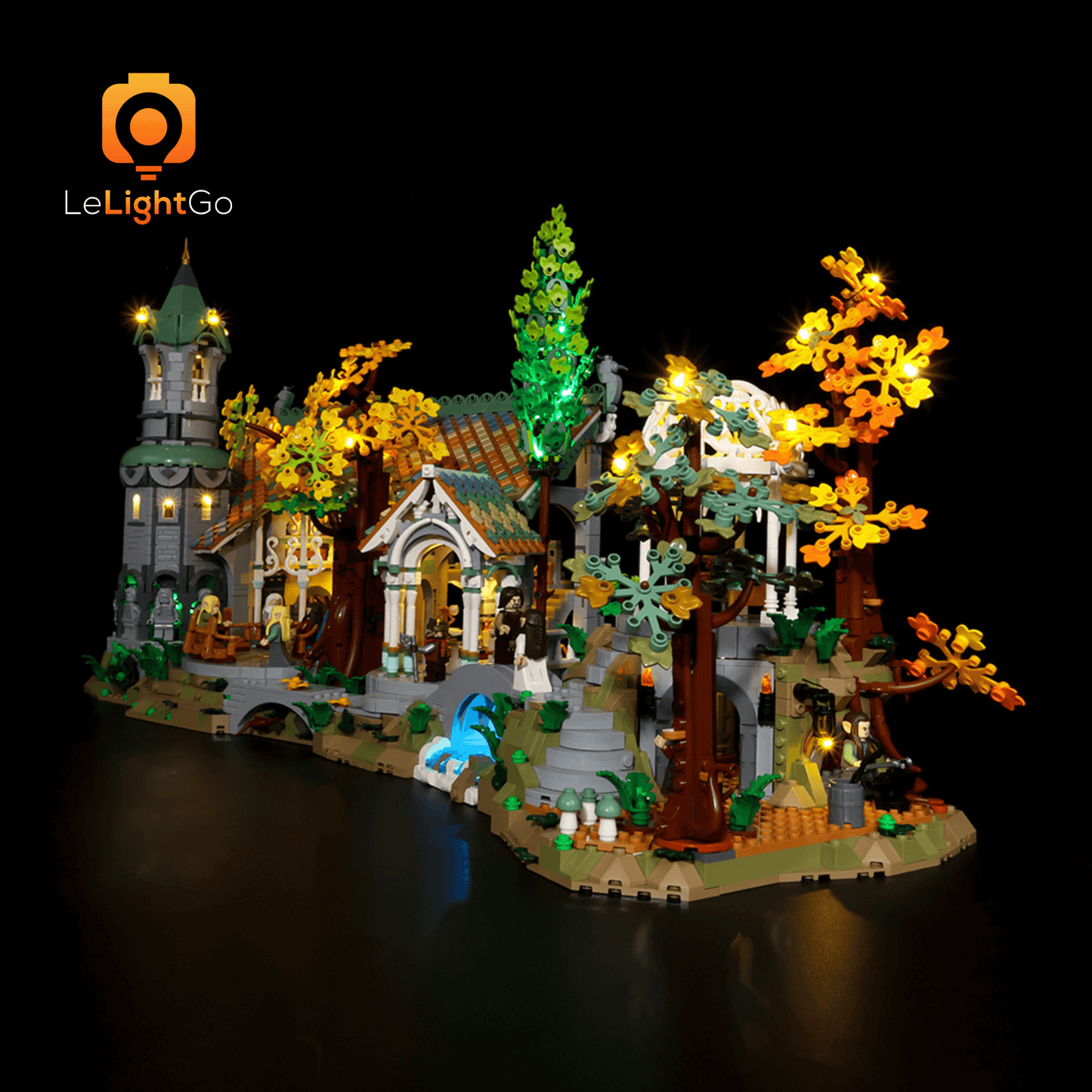 Light Kit For THE LORD OF THE RINGS: RIVENDELL 10316