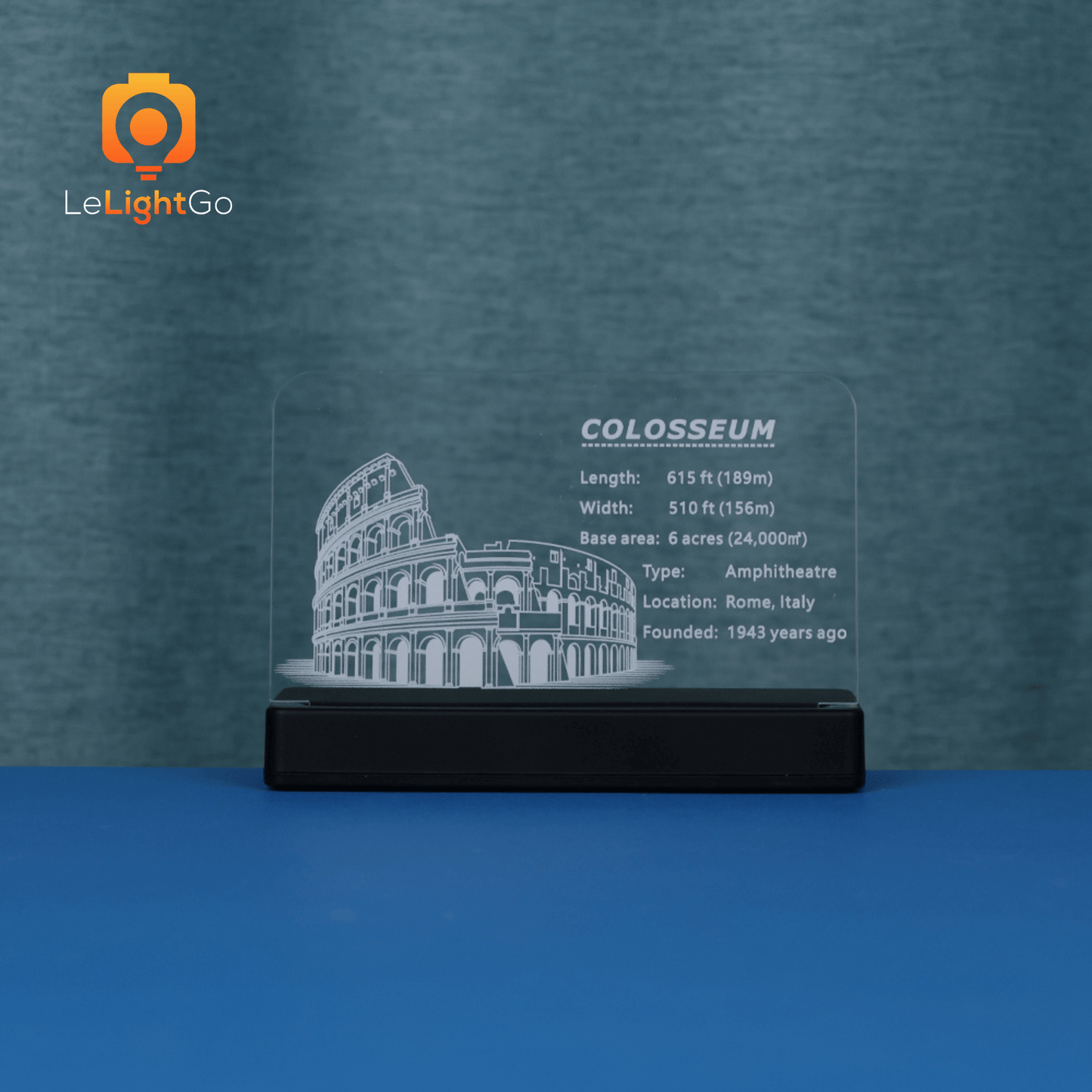 LED Nameplate for Colosseum 10276