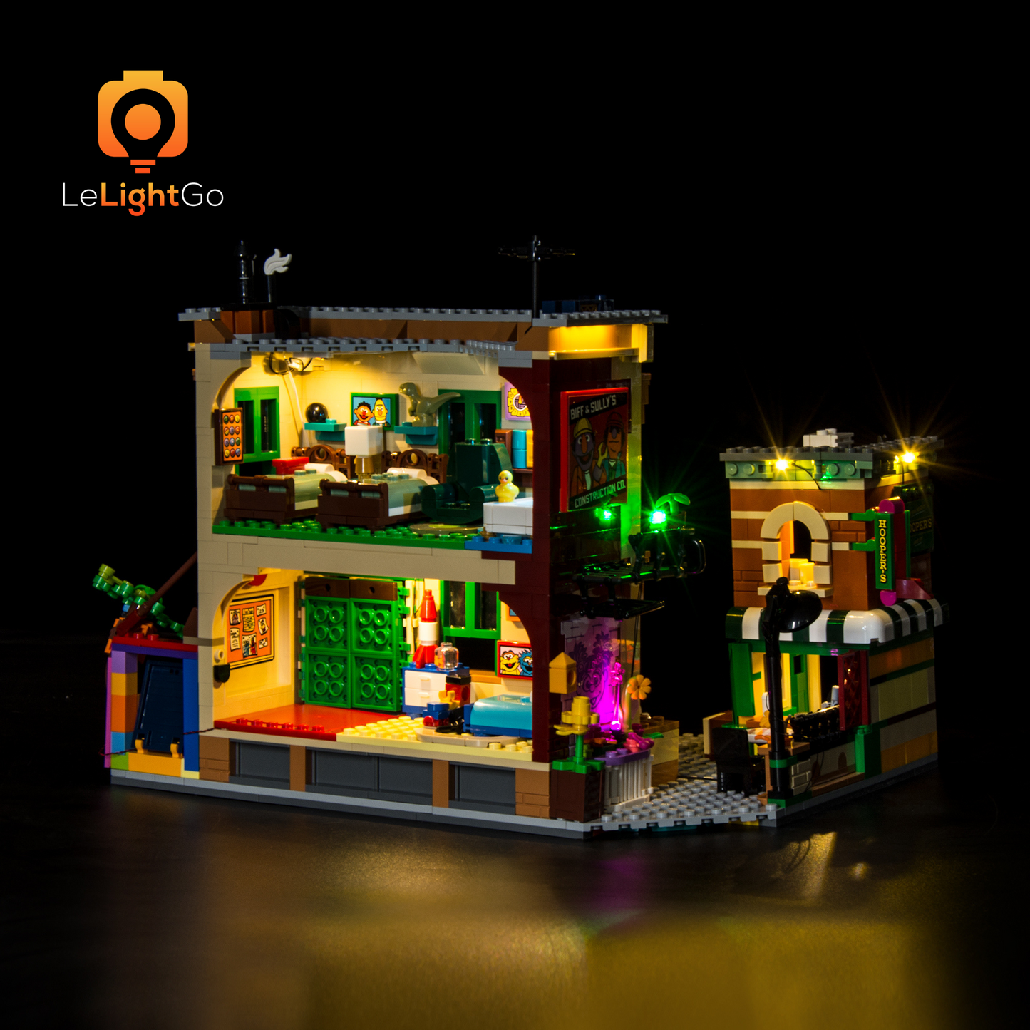 Light Kit For 123 Sesame Street 21324