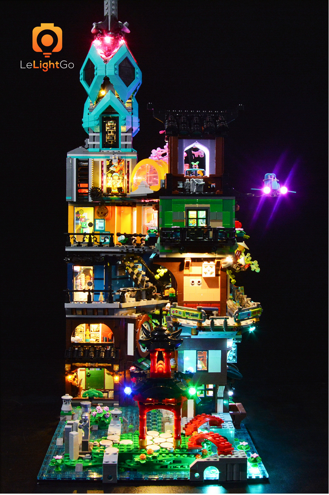 Light Kit For NINJAGO City Gardens 71741