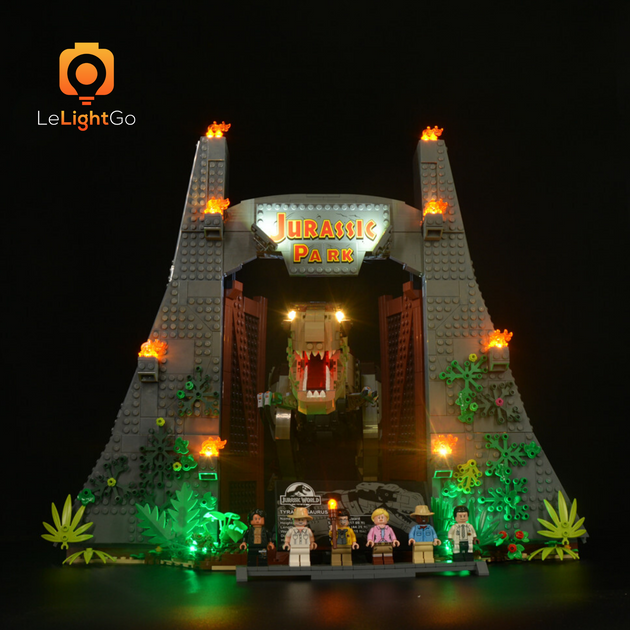 Light Kit For Jurassic Park: T. rex Rampage 75936 – LeLightGo